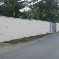 mur de clôture