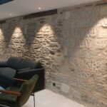 Mur ardoise et tuffeau