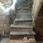 AVANT RENOVATION ESCALIER BRIQUE ARDOISE